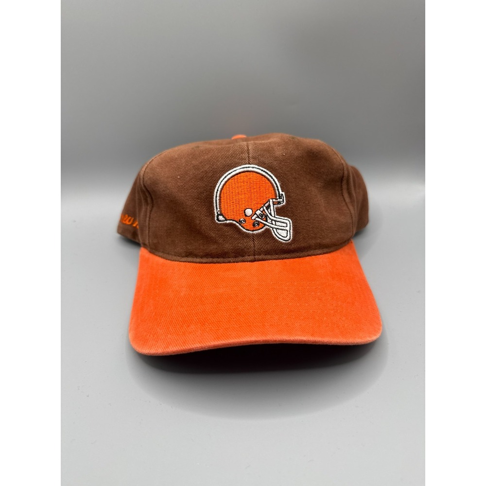 Vintage Cleveland Browns Starter Snapback Hat Brown Orange NFL Cap Cotton #54 - Picture 5 of 12